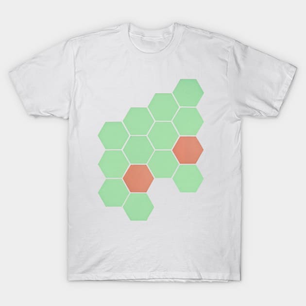 Mint Honeycomb T-Shirt by Cassia